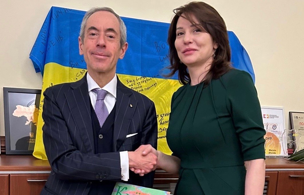 Зустріч Посла Газзанті Пульєзе ді Котроне з заступницею голови Київської міської державної адміністрації Мариною Хондою